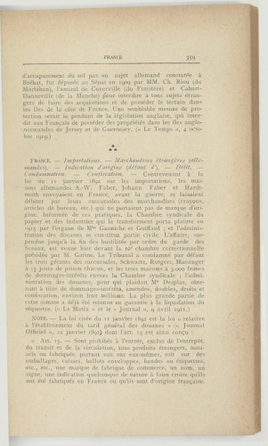 1921 - Journal du droit international - Pagina 359