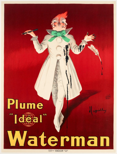 12. LEONETTO CAPPIELLO - Plume Ideal Waterman - affiche VERCASSON 1912.jpg