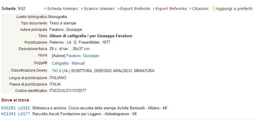 FAVALORO Giuseppe - Album di calligrafia - MILANO .jpg