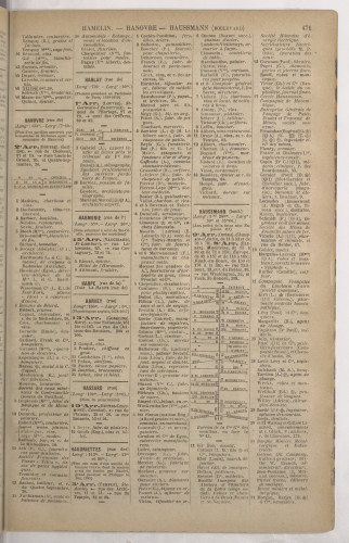 1909 - Annuaire de Commerce Didot-Bottin - pagina 471<br />Possiamo leggerne il nome e la sua qualifica tra le attività presenti al numero 6 di Rue de Hanovre.