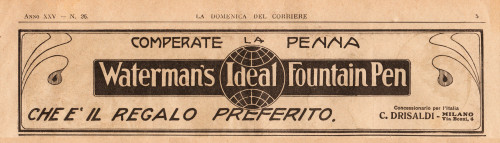 4. WATERMAN – 1923.07.01 – Generica Marca – La Domenica del Corriere – pag.5.jpg (2.95 MiB) Visto 2591 volte WATERMAN – 1923.07.01 – Generica Marca – La Domenica del Corriere – pag.5