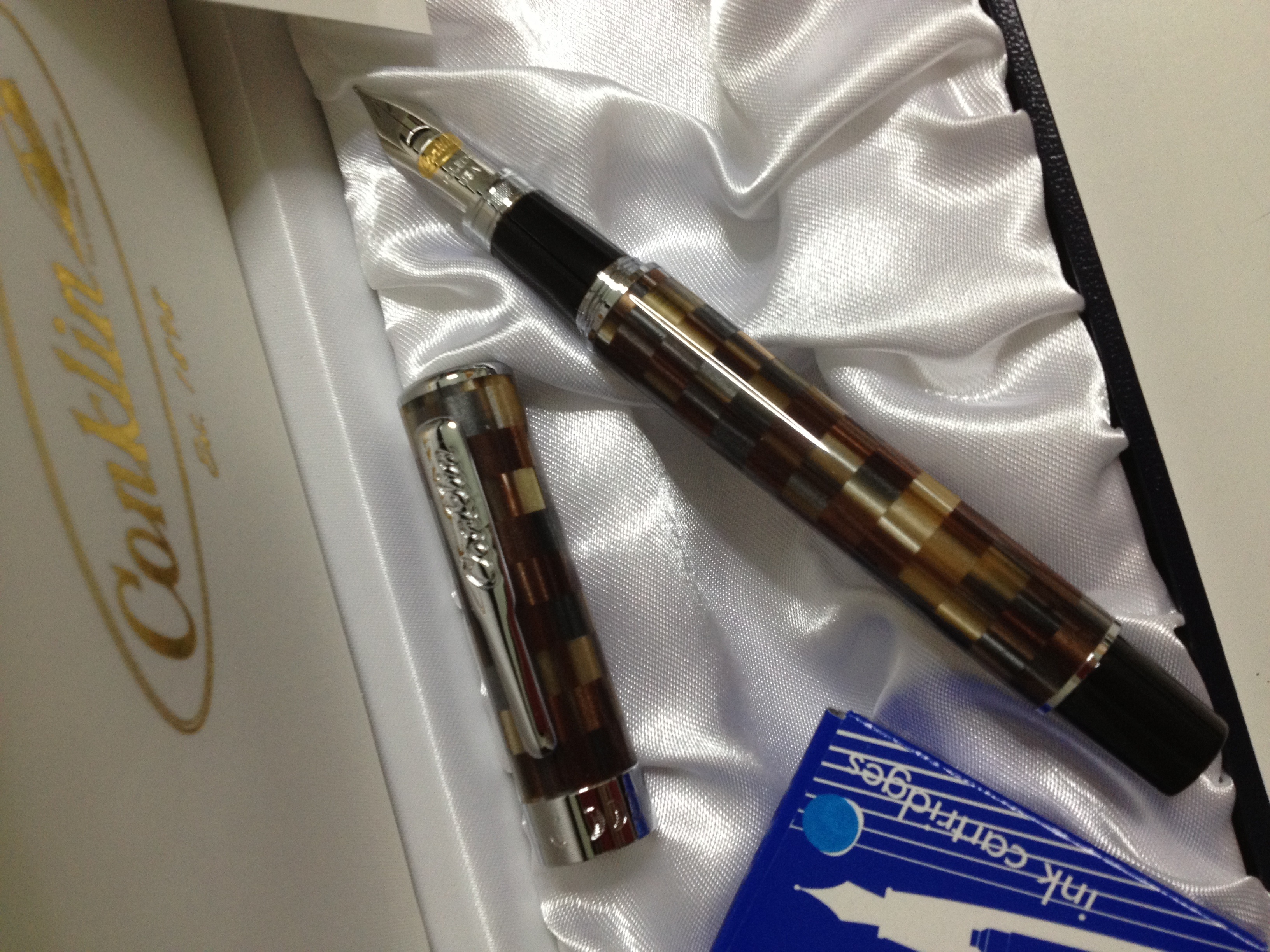 Conklin Stylograph Mosaic brown grey