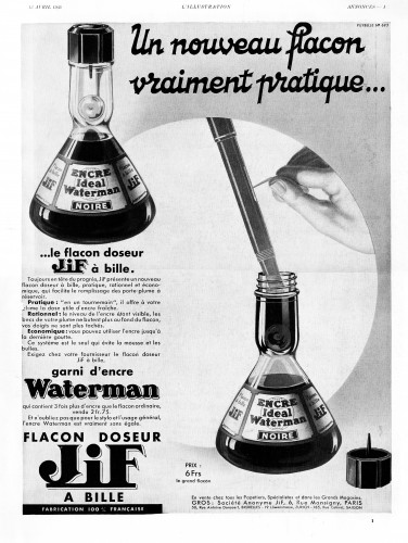 3. WATERMAN - 1935.04.13 - Flacon doseur à bille JiF - L'Illustration, N°4808, pag. I (Annonces).jpg