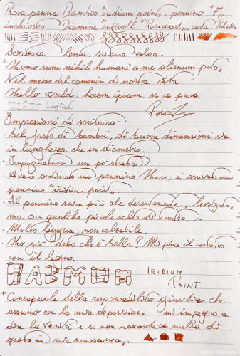 Iriudium Point Bambù - Abulafia (Scrittura)