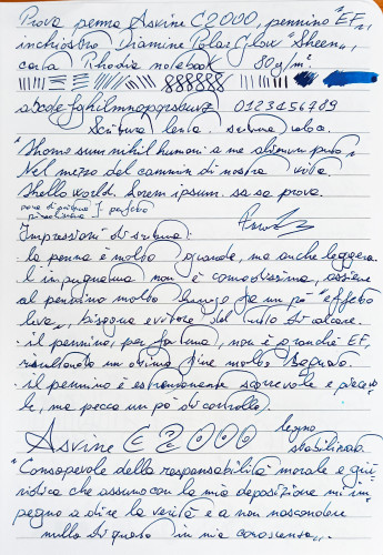 Asvine C2000 - Abulafia (Scrittura)