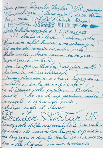 Pineider Avatar UR - Abulafia (scrittura)