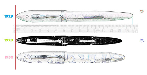 36. Sheaffer's BALANCE 1929 & 1930 with Wahl-Eversharp EQUI-POISED 1929 - Copia.jpg
