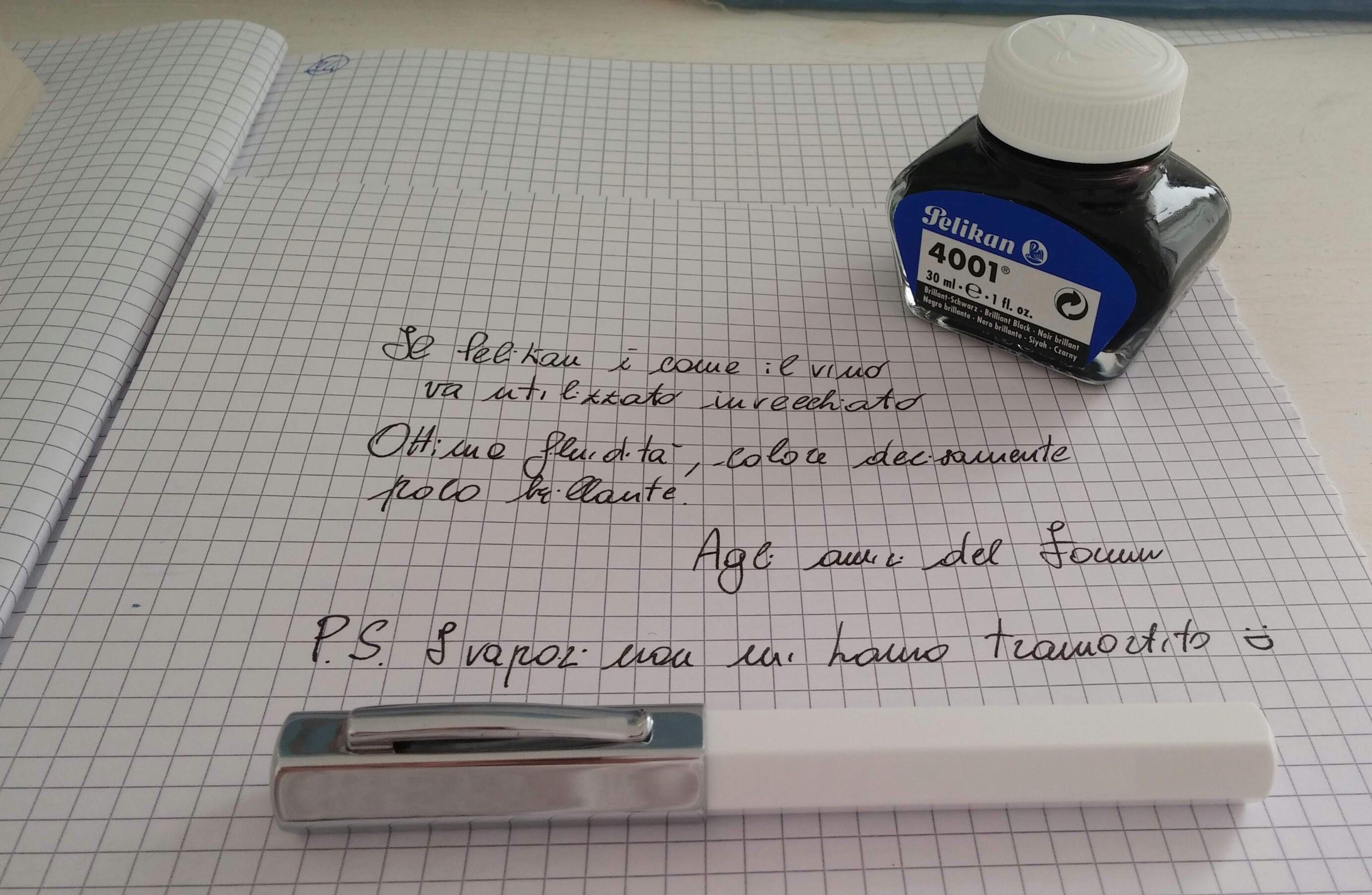 Orribile grafia + saluto