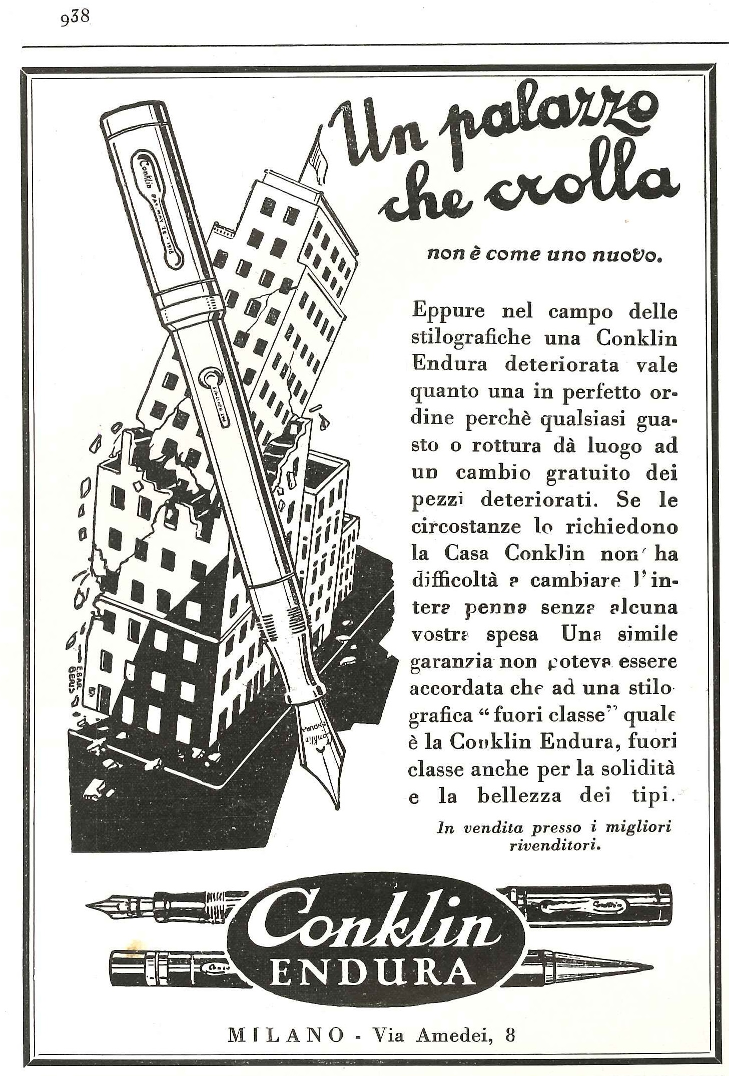 4. CONKLIN modello ENDURA - L'Illustrazione Italiana - Anno LVII - N.50; 1930-12-14.jpg