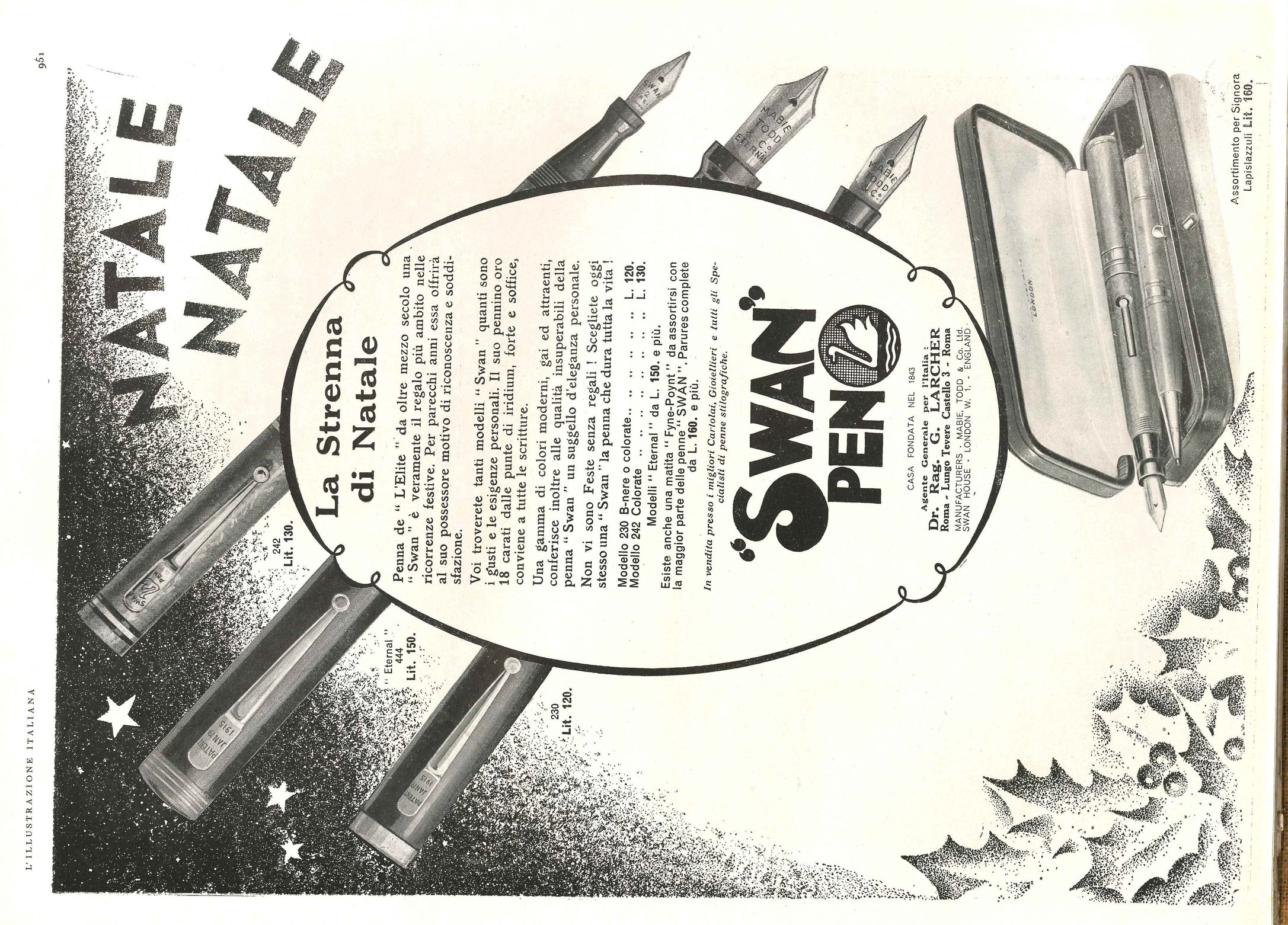 8. SWAN modelli 242, ETERNAL 444, 230 - L'Illustrazione Italiana - Anno LVII - N.51; 1930-12-21.jpg
