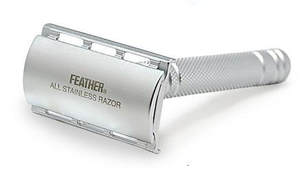 Feather All Stainless; DE closed comb