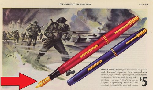 36. 1942-05-09. Waterman-Commando - nib detail.jpg