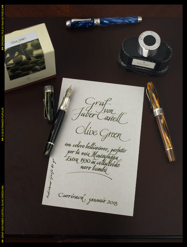 Graf Fon Faber Castell Olive Green ink review (1) ©FP.jpg