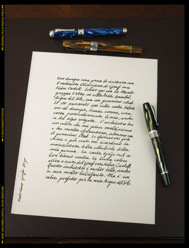 Graf Fon Faber Castell Olive Green ink review (2) ©FP.jpg