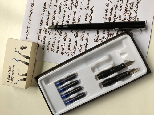 Set calligrafico