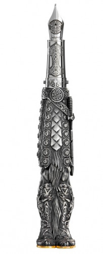 Montegrappa Viking: una supposta in puro argento.