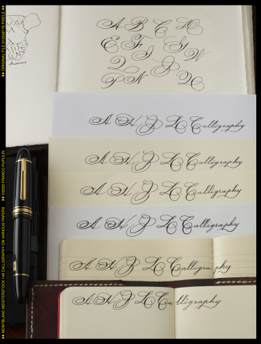 Montblanc Meisterstück 149 Calligraphy on various papers ©FP.jpg