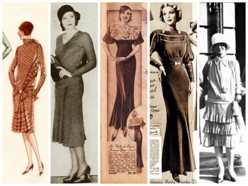 la moda femminile negli anni '30