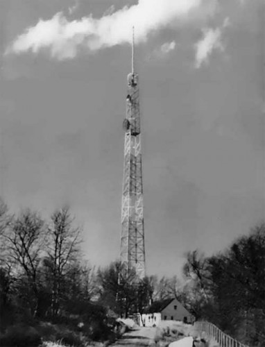 L'antenna della stazione televisiva KC2XAK di Bridgeport (Connecticut)