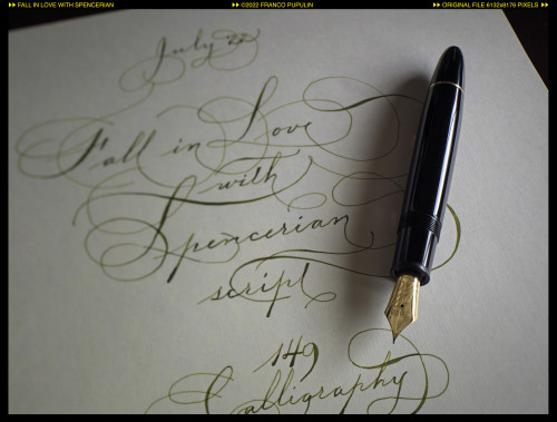Montblanc 149 Calligraphy - Fall in love with Spencerian (2) ©FP.jpg